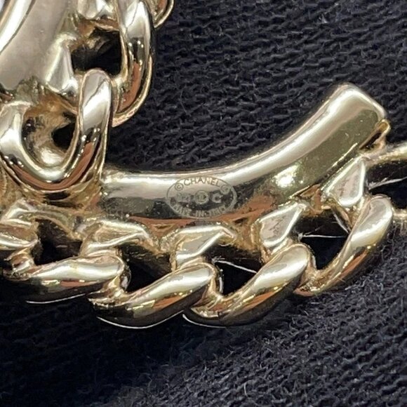 CHANEL CC Logo Rhinestone Brooch Metal/Rhinestone AB5612 - Picture 10 of 11